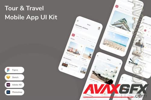 Tour & Travel Mobile App UI Kit UGB4MYA