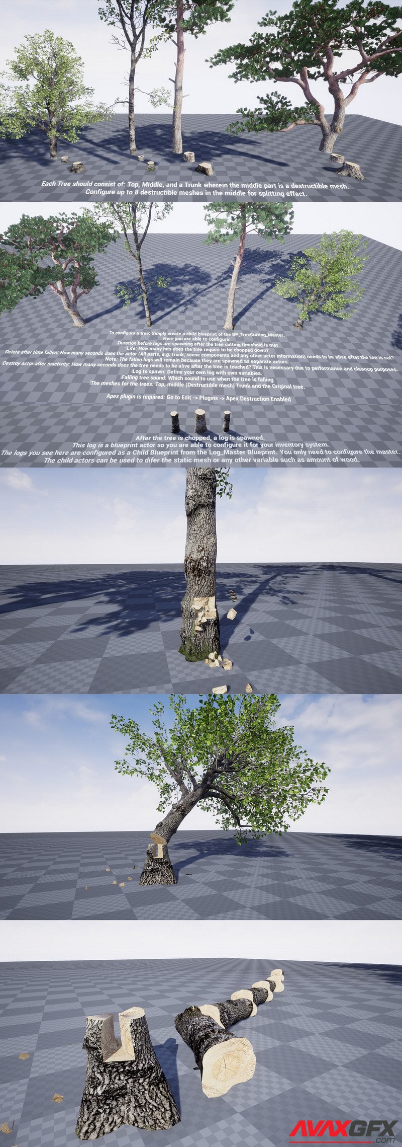 Choppable and Interactive Trees (Replicated)