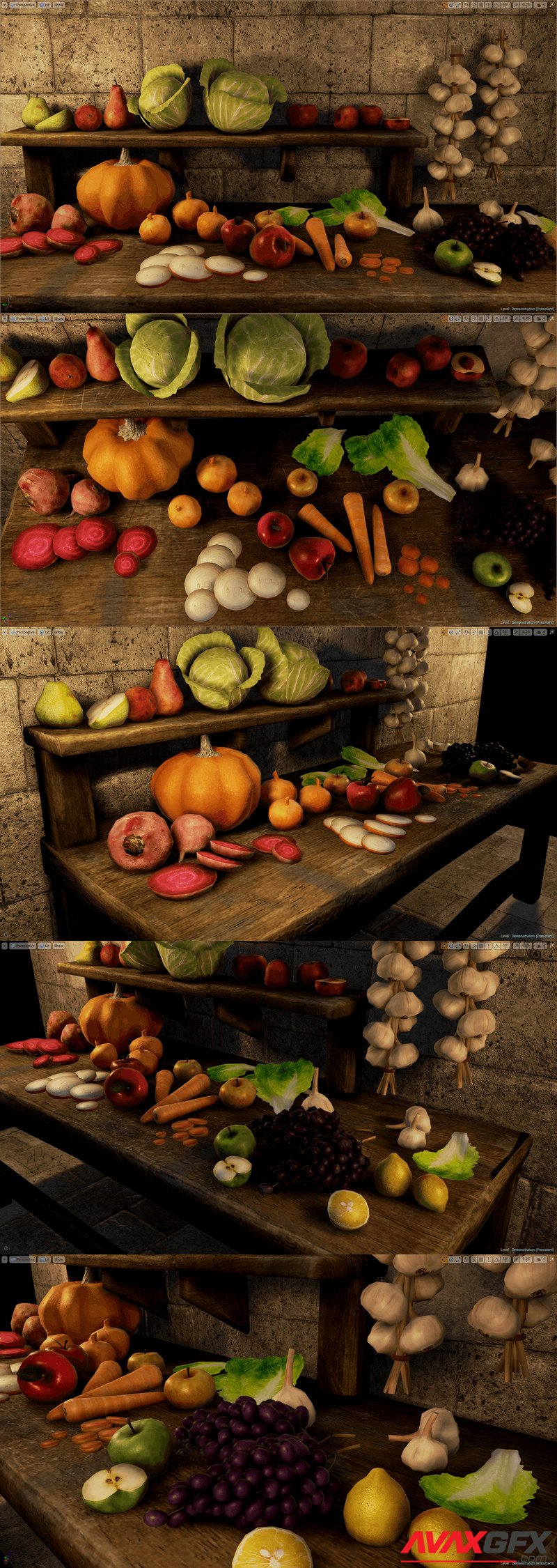 Medieval Fruits And Vegetables