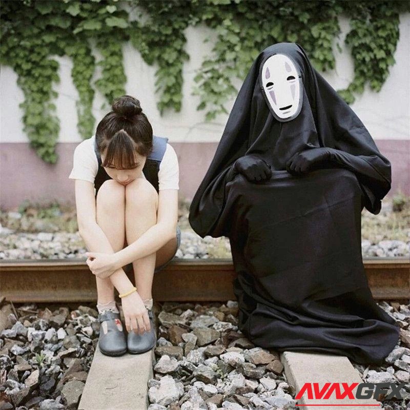 Spirited away face mask cosplay