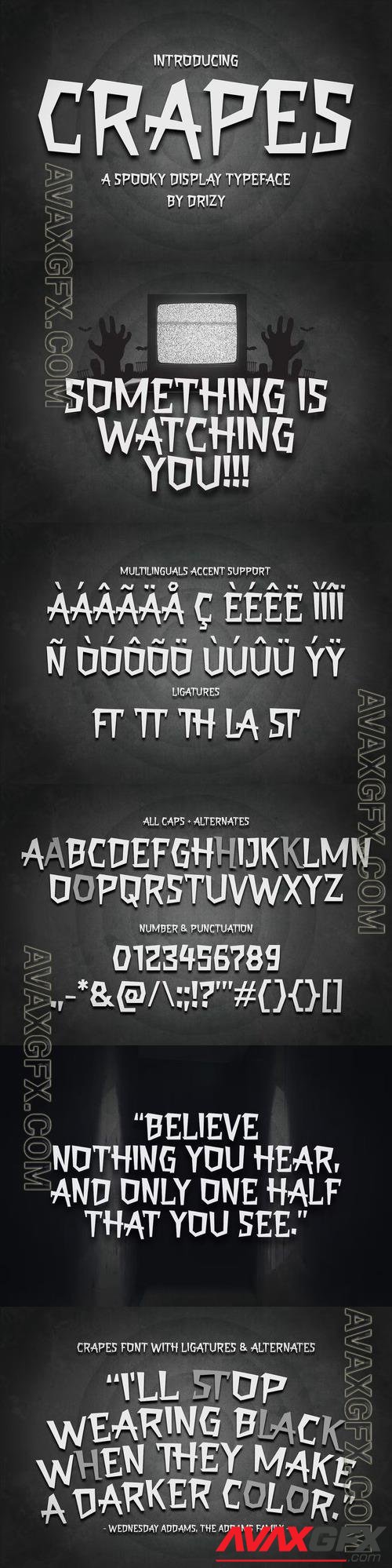 Crapes Font