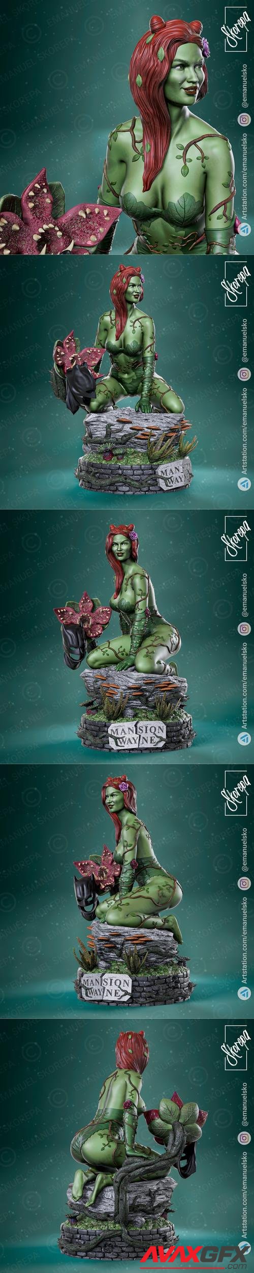 Poison Ivy – 3D Print