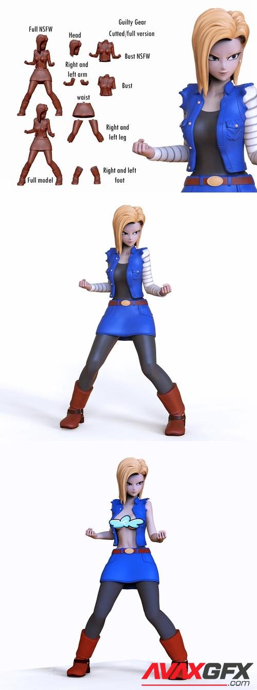 Android 18 and NSFW – 3D Print