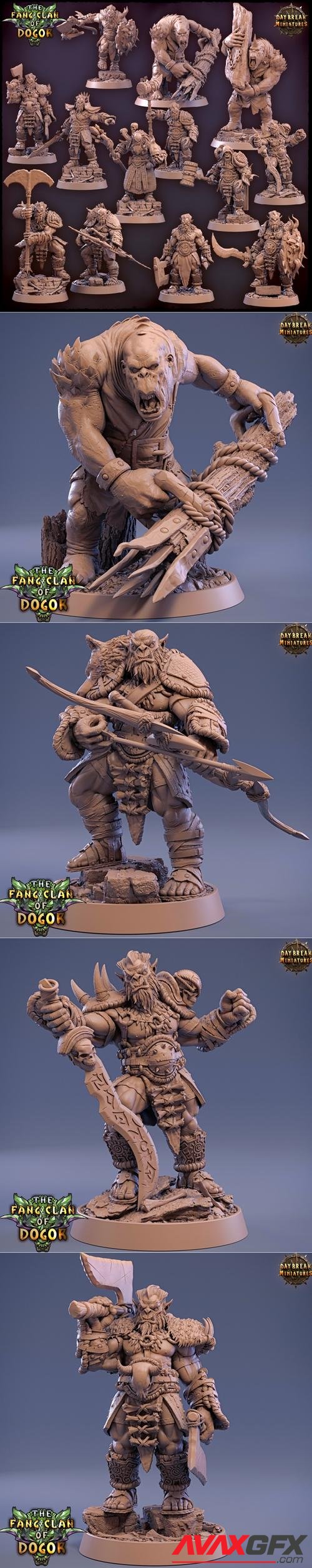 Daybreak Miniatures - The Fang Clan of Dogor August 2022 – 3D Print