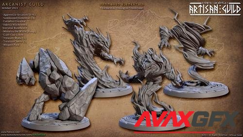 Artisan Guild - Summoned Elementals – 3D Print