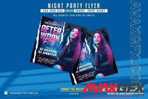 After Work Night Party Flyer ALMF5HA