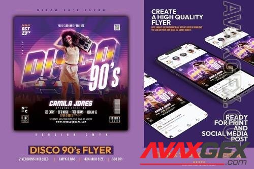 Disco 90's Flyer 3LTF5FJ