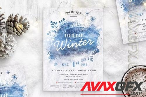 Winter Flyer Template JTTRGS3