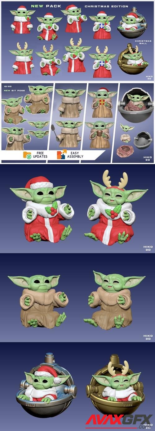 The Child - GROGU - Baby Yoda - The Mandalorian - Star Wars – 3D Print