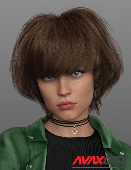 Akemi Baby Hair for Genesis 8 and 8.1 Females