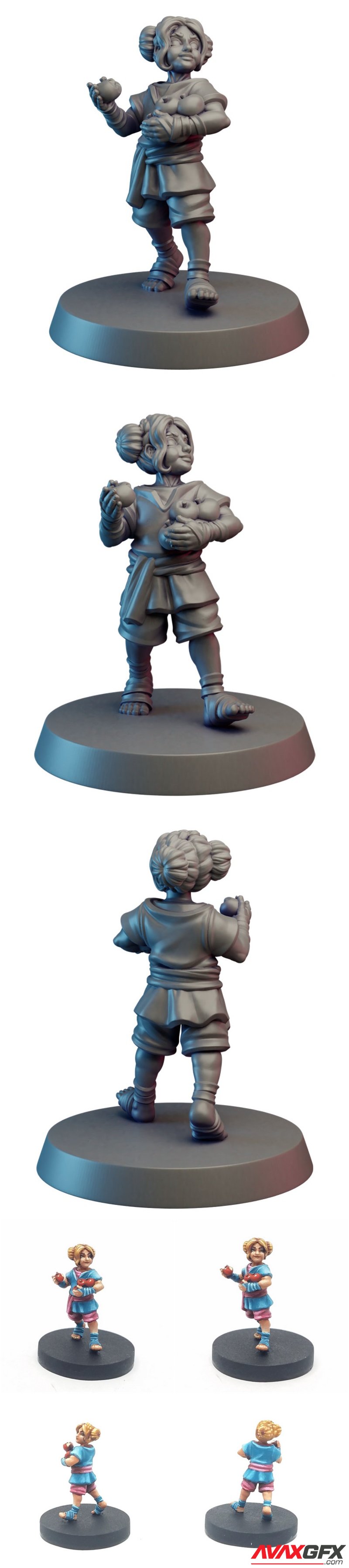 Vae Victis - Monk Apprentice - 3D Print Model