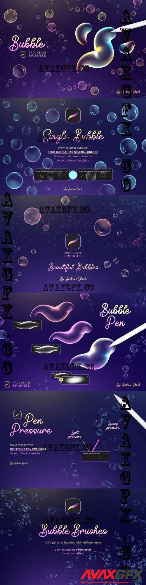 Bubbles Procreate Brushes - 10266160