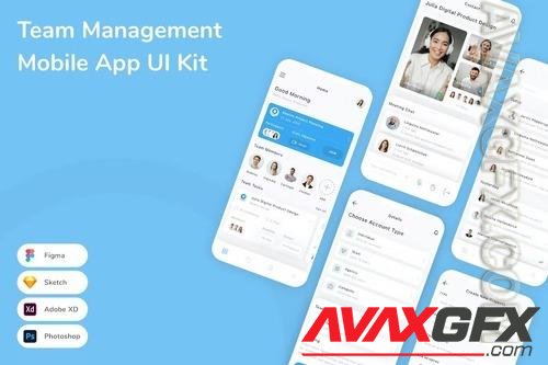 Team Management Mobile App UI Kit