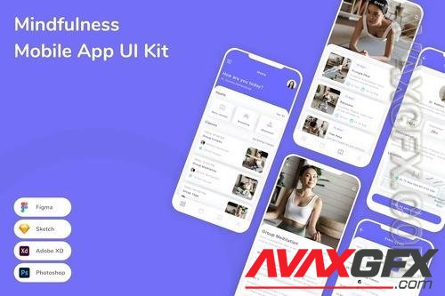 Mindfulness Mobile App UI Kit