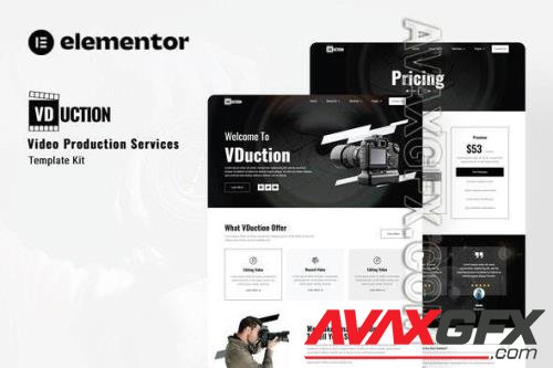 ThemeForest - VDuction - Video Production Service Elementor Template Kit/40089724