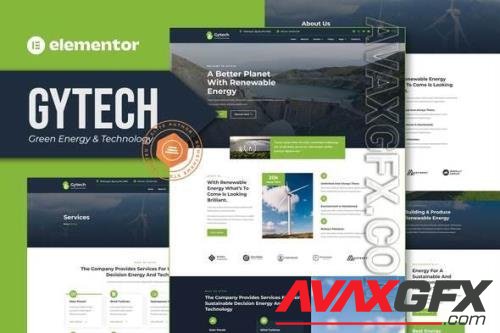 ThemeForest - Gytech - Green Energy & Technology Elementor Pro Template Kit/40096237