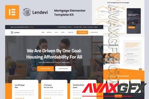 ThemeForest - Lendevi - Mortgage Elementor Template Kit/40035435