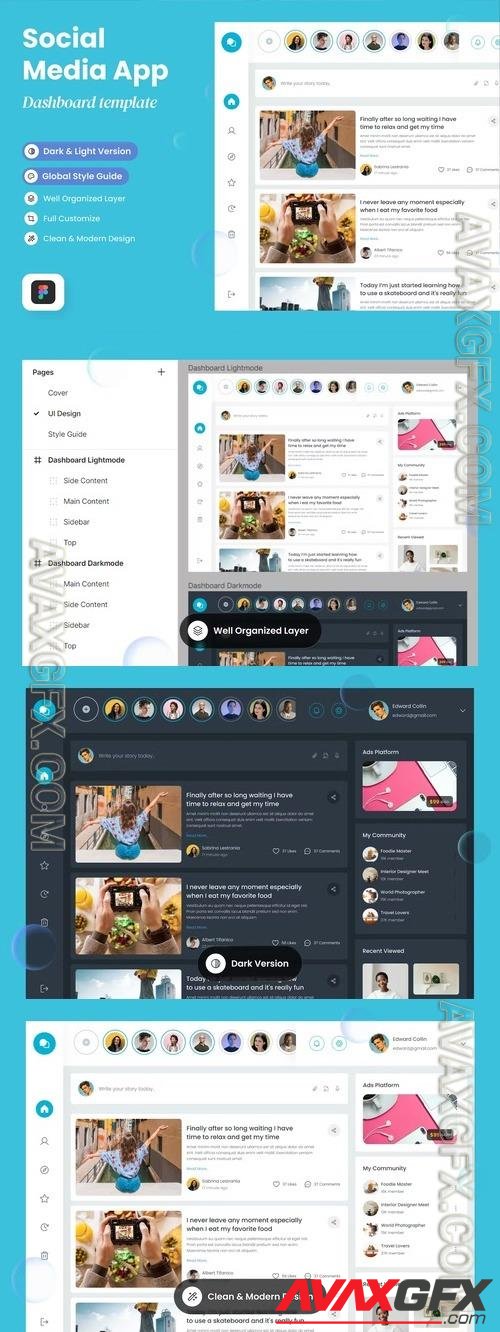 Storypad - Social Media App Dashboard