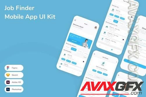 Job Finder Mobile App UI Kit