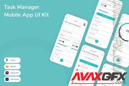 Task Manager Mobile App UI Kit