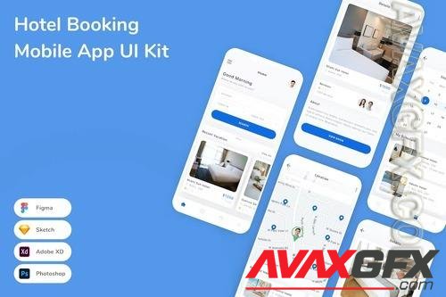 Hotel Booking Mobile App UI Kit