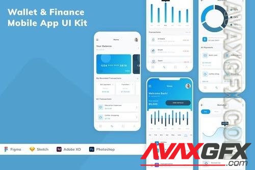 Wallet & Finance Mobile App UI Kit