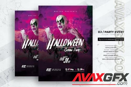 Halloween Flyer PSD