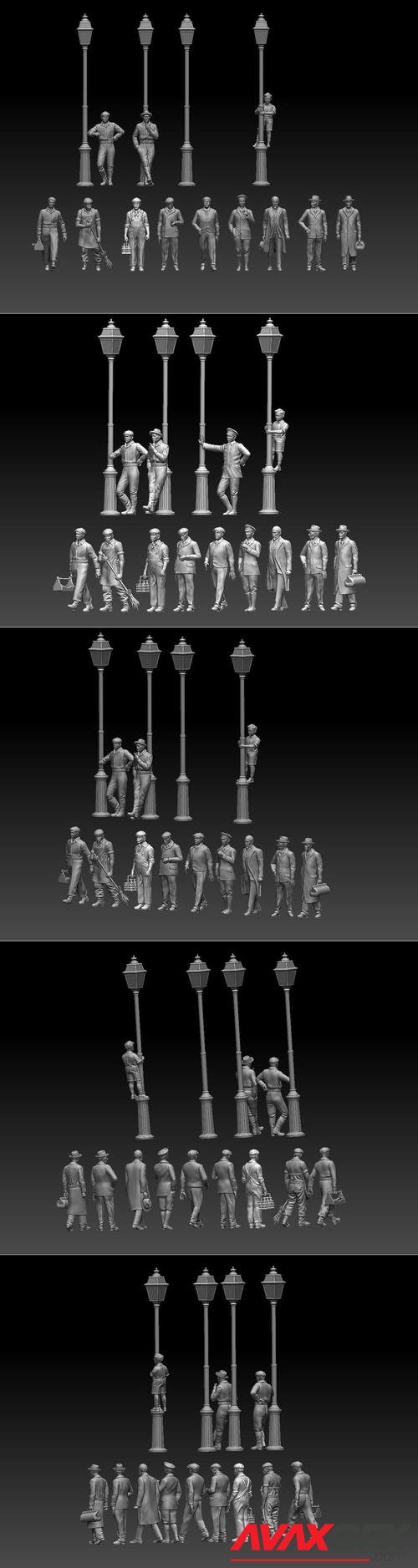 Townpeople – 3D Print