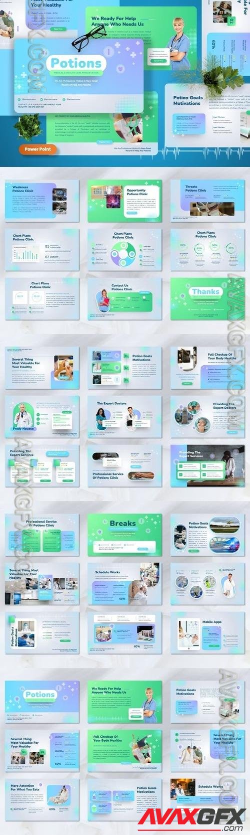 Potions - Medical & Healthcare Powerpoint Template