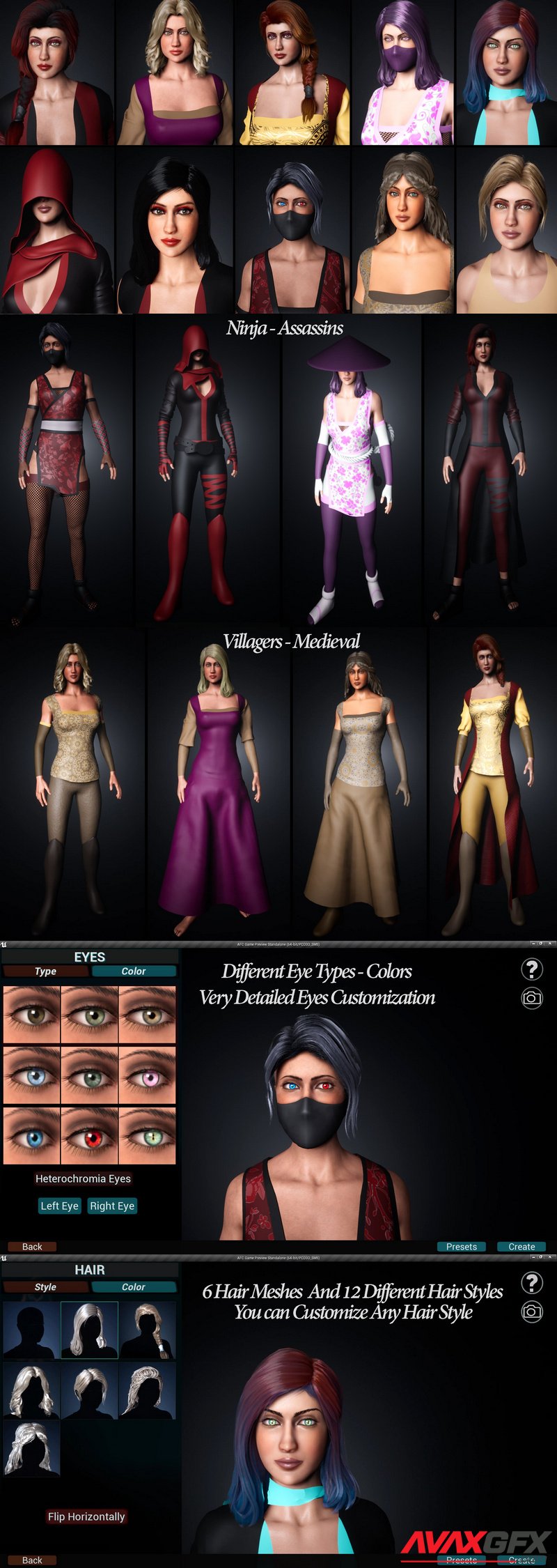 Advance Female Customization