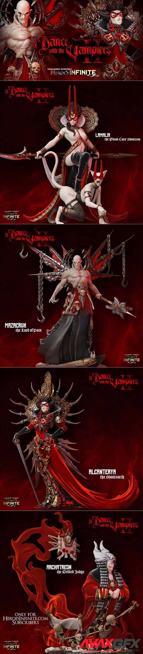 Heroes Infinite - A Dance with the Vampires October 2022 – 3D Print