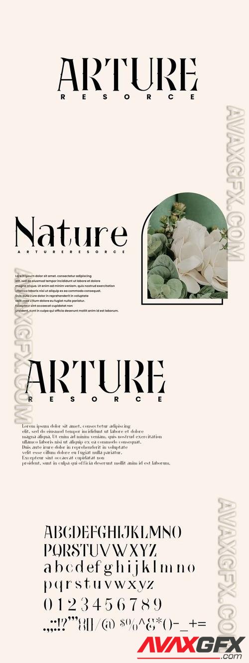 Arture - Vintage Font