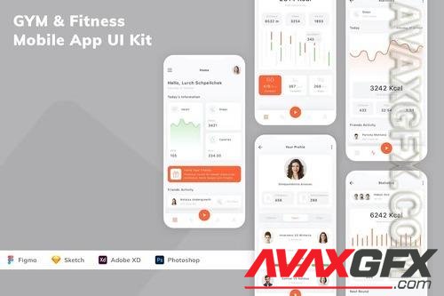 GYM & Fitness Mobile App UI Kit