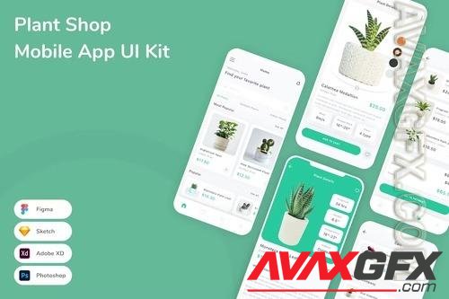 Plant Shop Mobile App UI Kit
