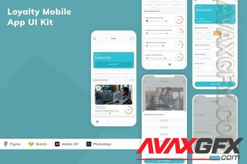 Loyalty Mobile App UI Kit