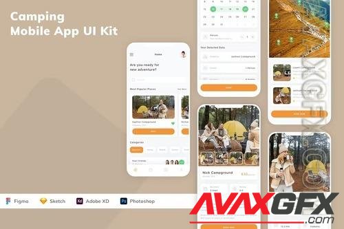 Camping Mobile App UI Kit