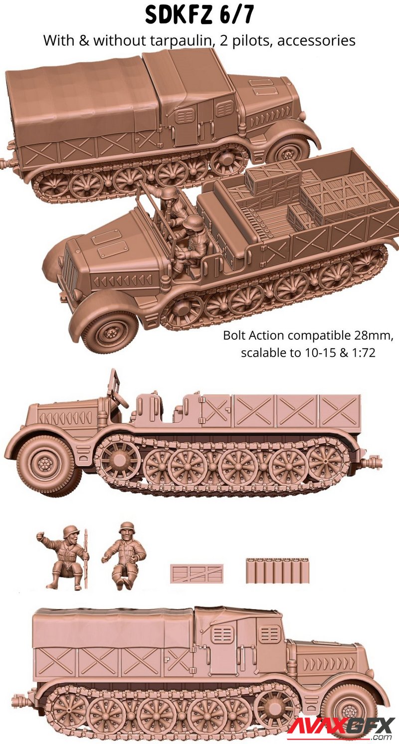 SDKFZ 6-7 - 3D Print Model