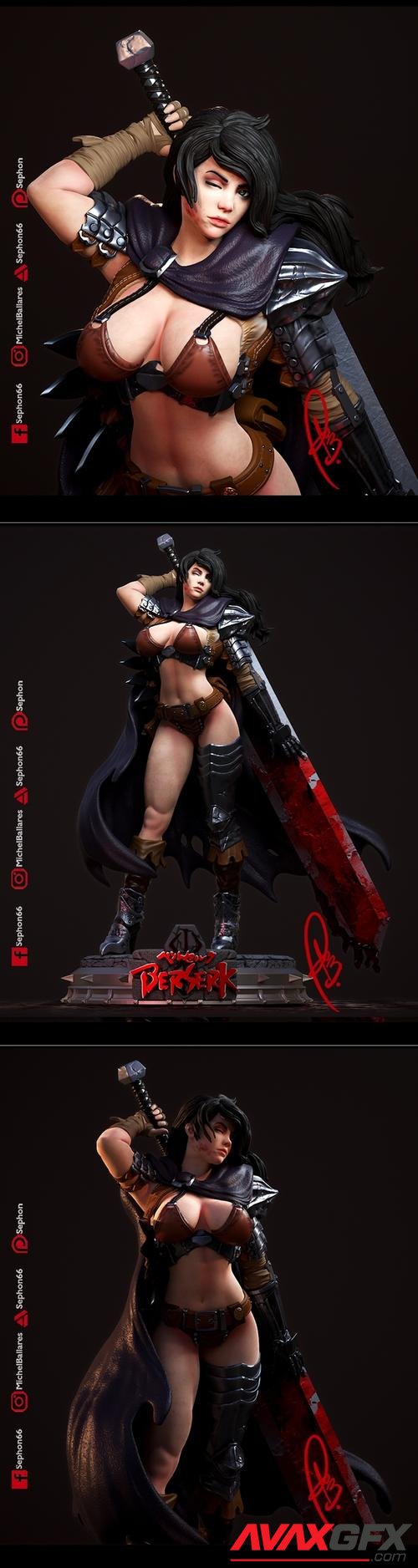 Berserk - Female Guts – 3D Print