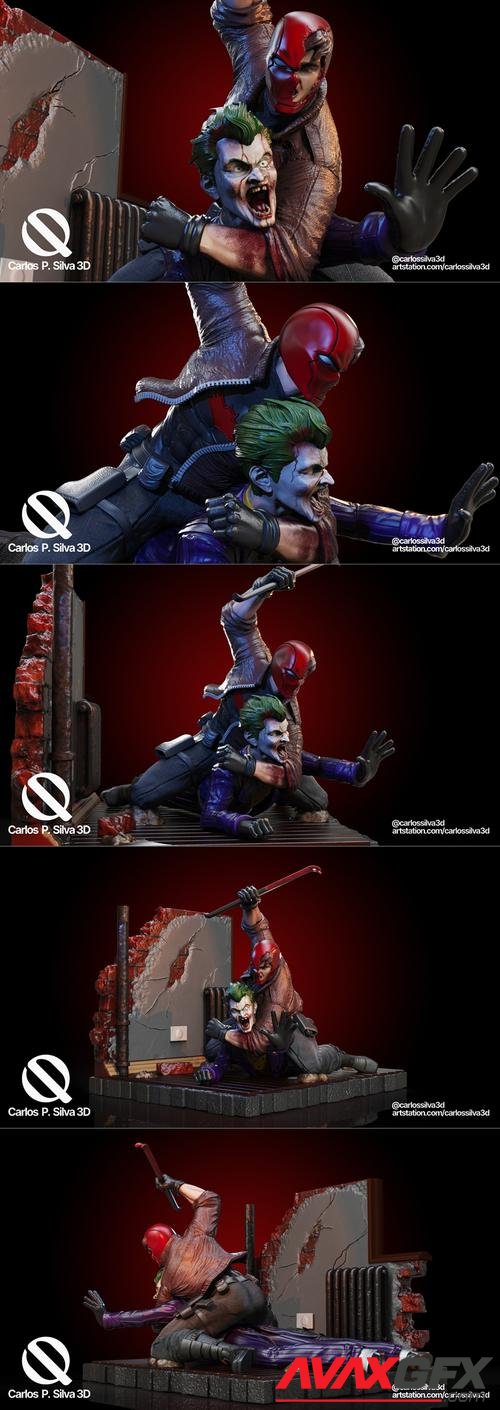 Red Hood vs Joker – 3D Print