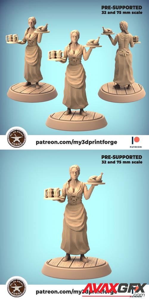 My3DPrintForge - Barmaid – 3D Print