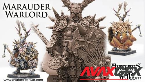 Avatars of War - Marauder Warlord – 3D Print