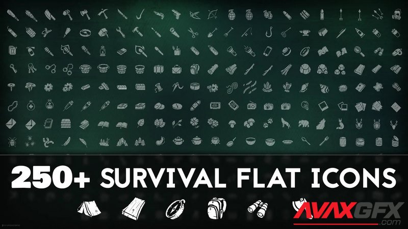 Survival Flat Icons