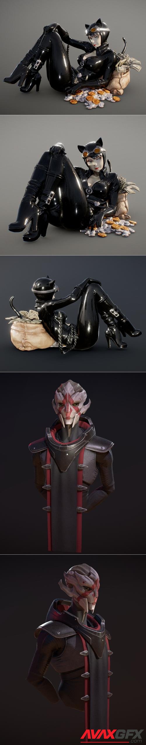 Catwoman Returns and Turian Inquisitorius – 3D Print