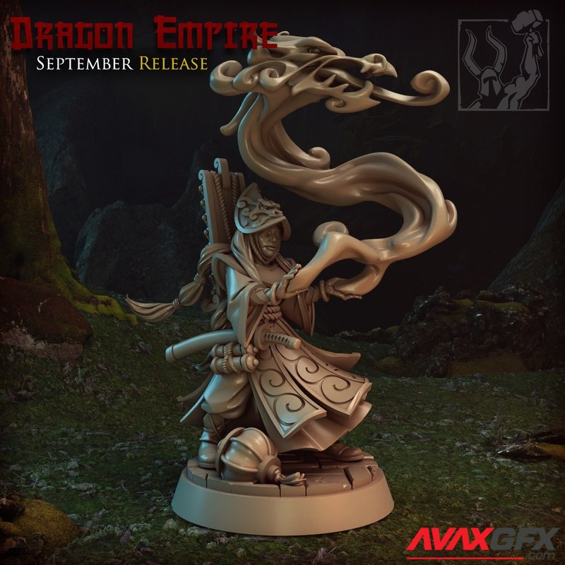 Dragon Empire - Scholar - 3D Print Model