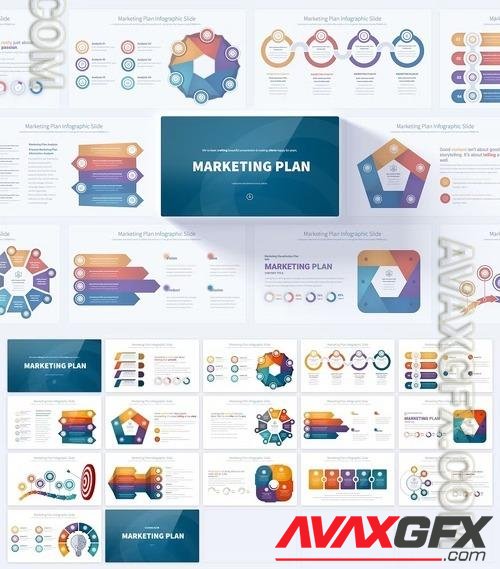 Marketing Plan - PowerPoint Infographics Slides 