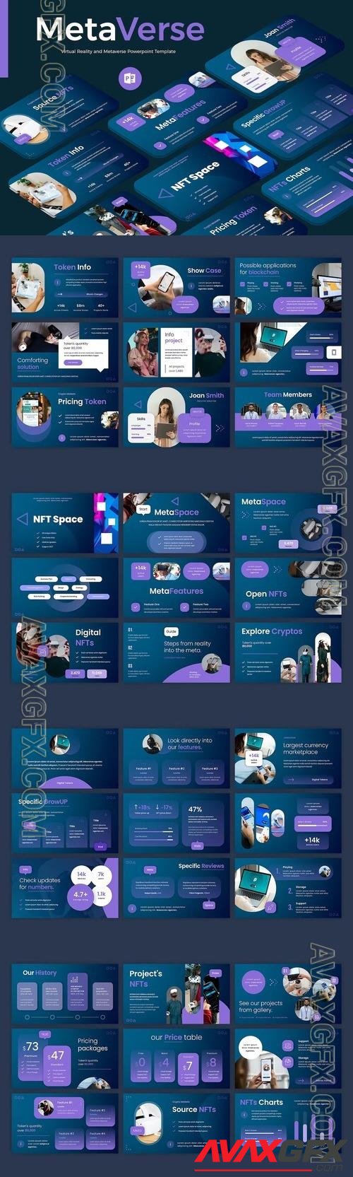Virtual Reality and Metaverse Powerpoint Template