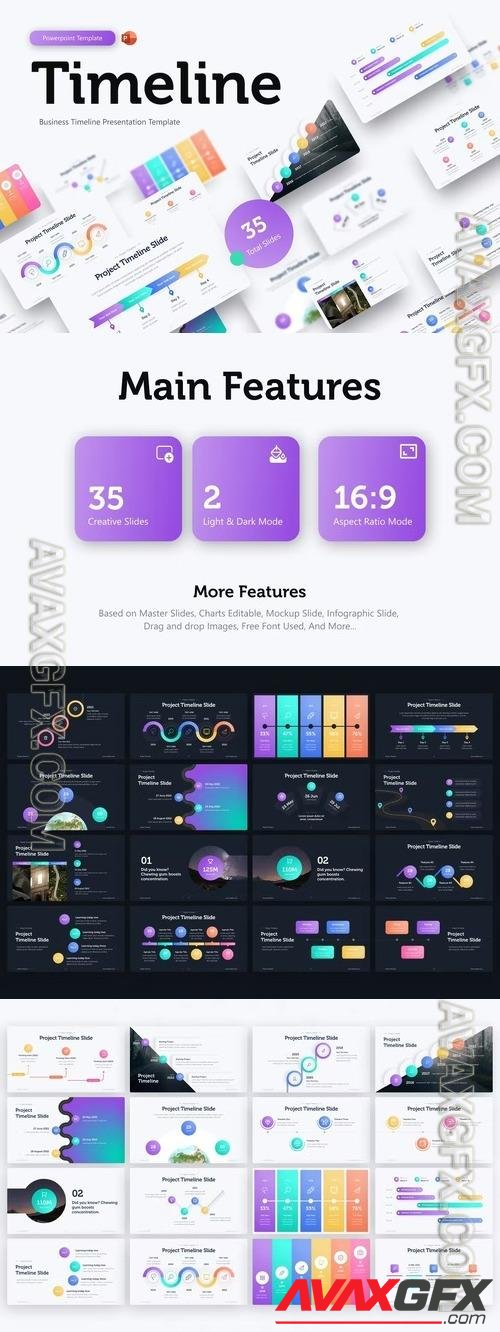 Business Timeline PowerPoint Template