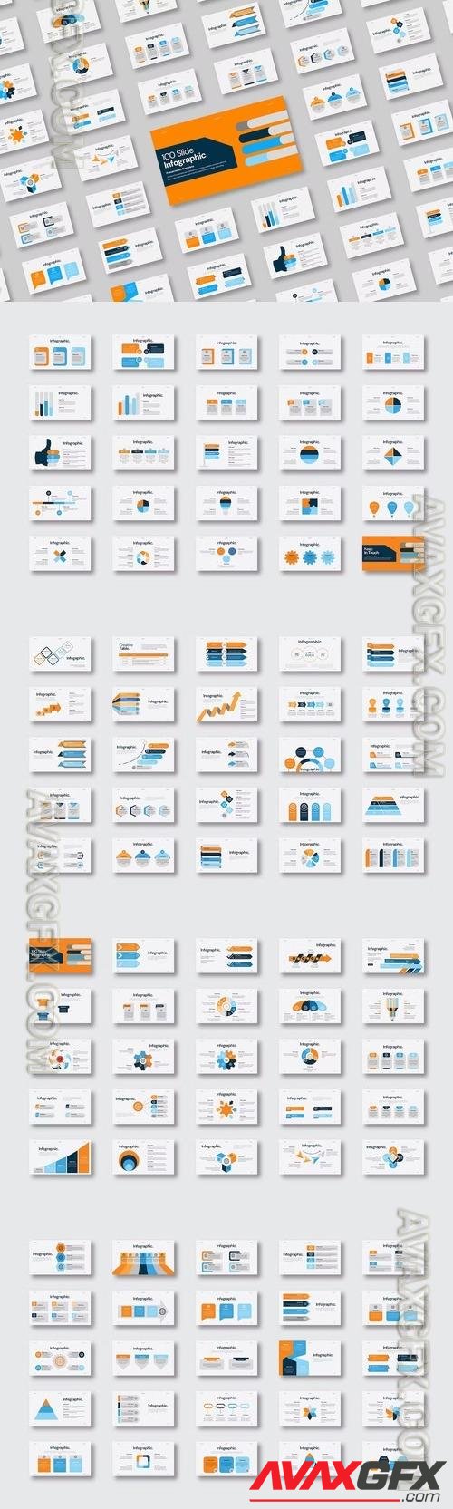 Chart Infographic Presentation Template