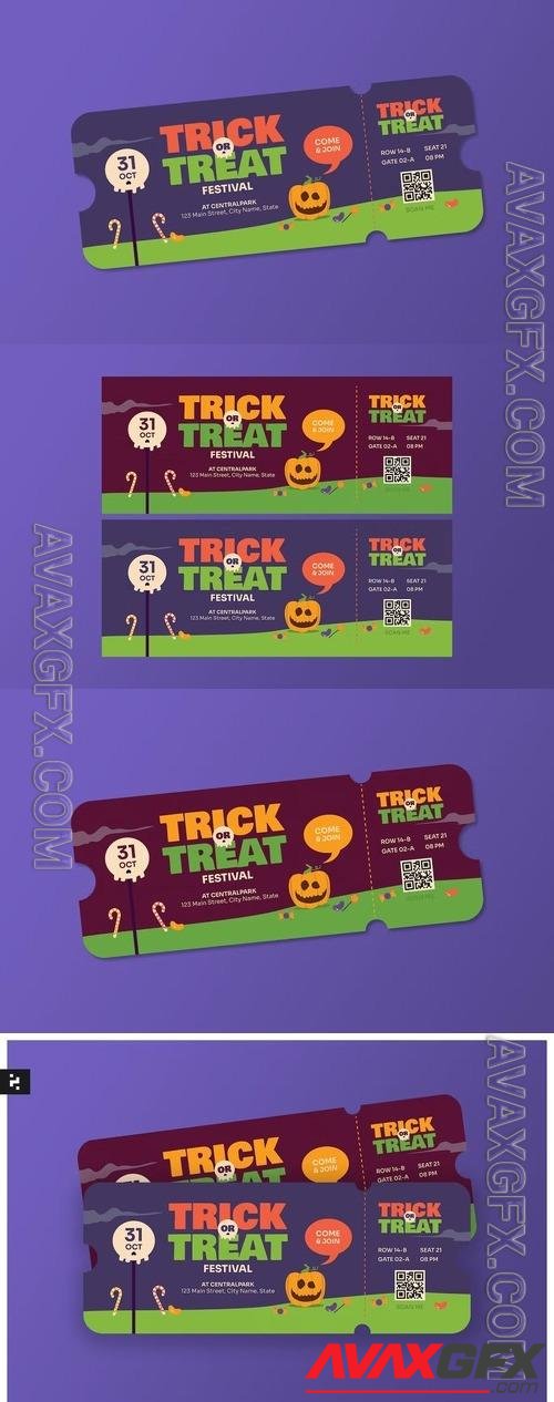 Trick or Treat Ticket PXVHQBT