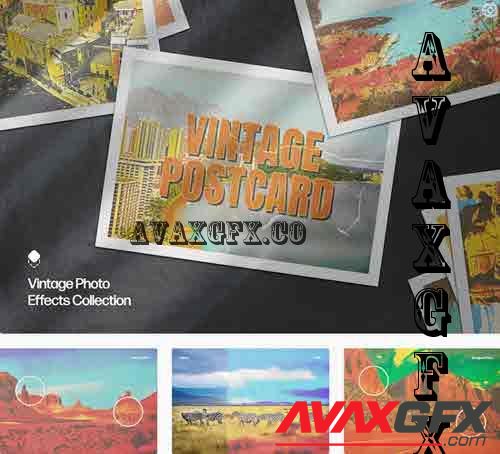 Vintage Postcard Photo Effect - 10276524